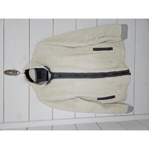 Banana Republic XL cream fleece jacket